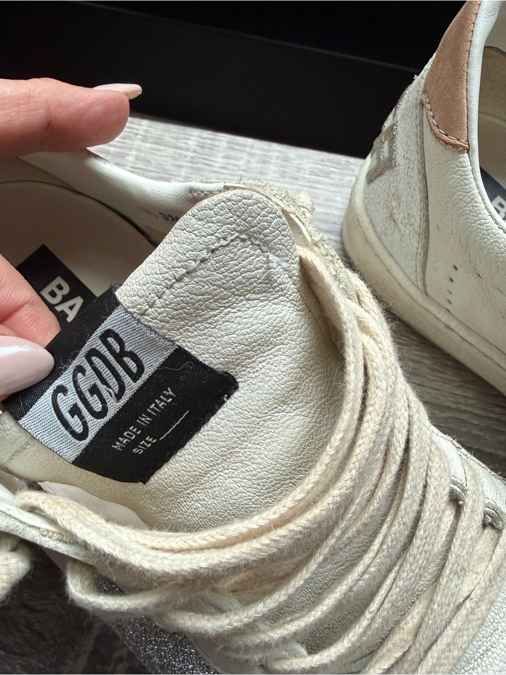 Golden Goose Women’s Cream Leather Star Sneakers - Picture 12 of 12